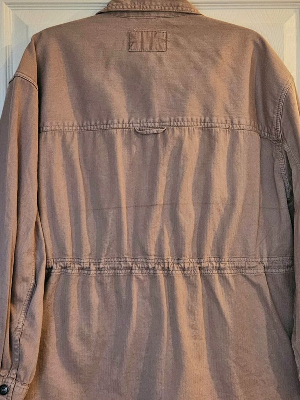 Free People We The Free Utility Jacket Mauve Pink Military Style Small - Picture 6 of 6